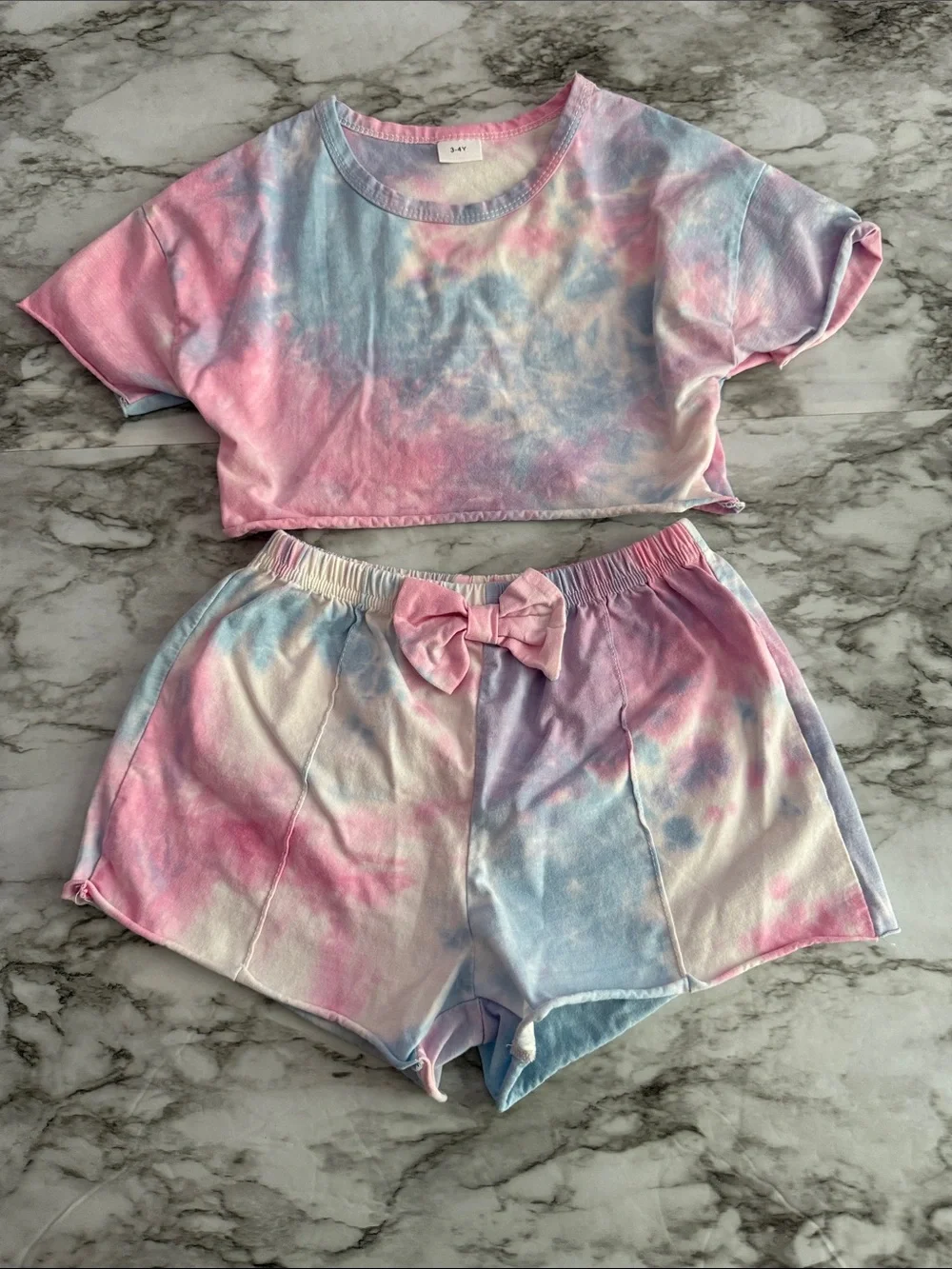 Cotton Candy Crop Too Matching Set